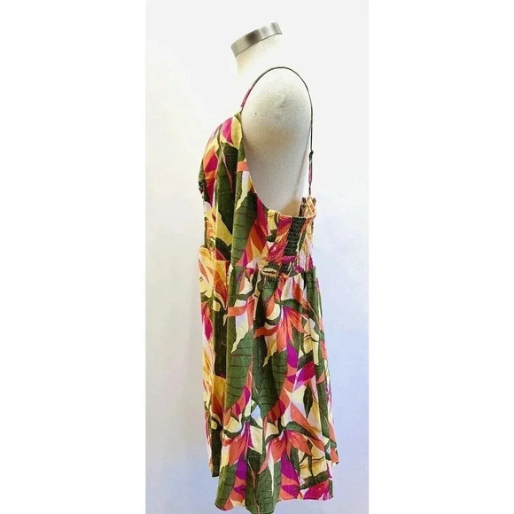 NWT REWIND Women Sleeveless Pullover V-Neck Smocked Back Keyhole Dress Size 2X - Picture 10 of 13